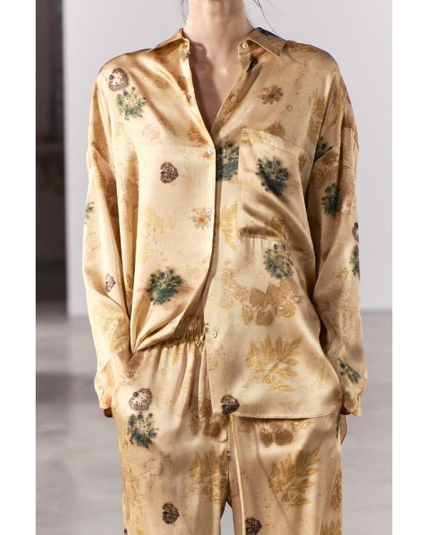 Billion Dollar Playground S01 Yellow Tie Dye Pajamas Set