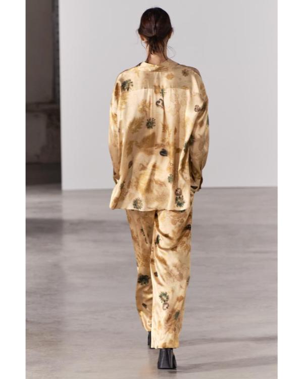 Billion Dollar Playground S01 Yellow Tie Dye Pajamas Set