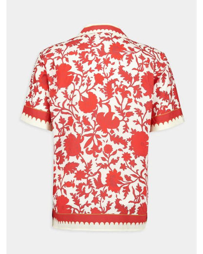 Perfect Match S03 Nick Lachey Red Floral Print Shirt
