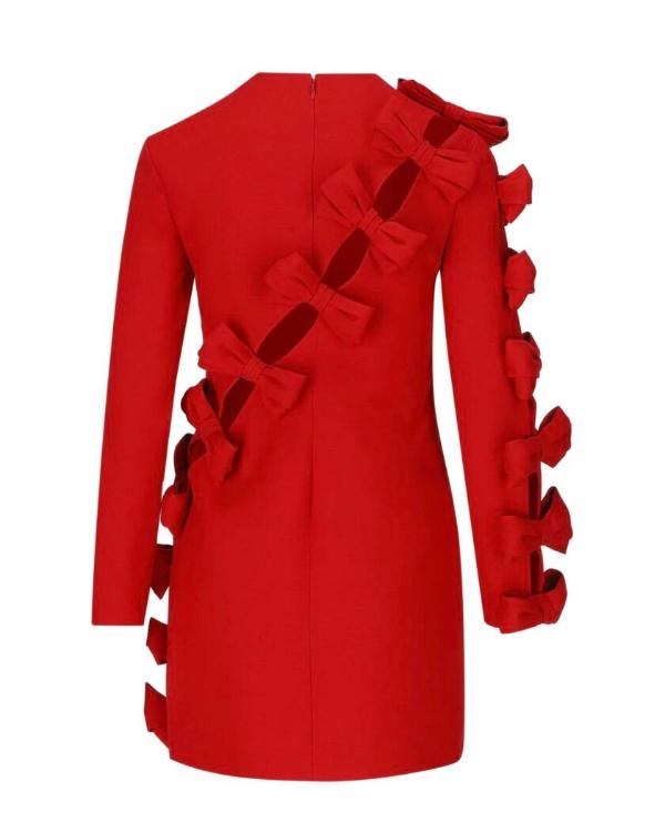 Real Housewives Of Miami Marysol Patton Red Bows Mini Dress