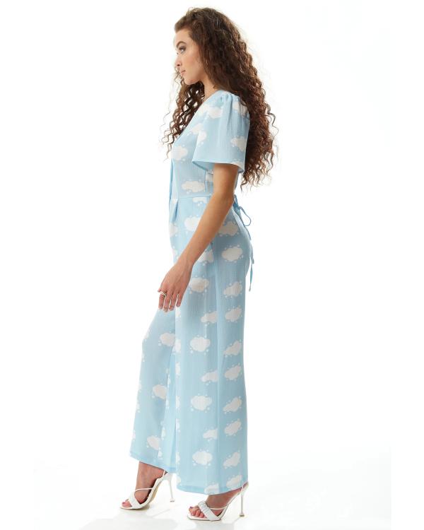 Loose Women 2025 Brenda Edwards Cloud Print Jumpsuit
