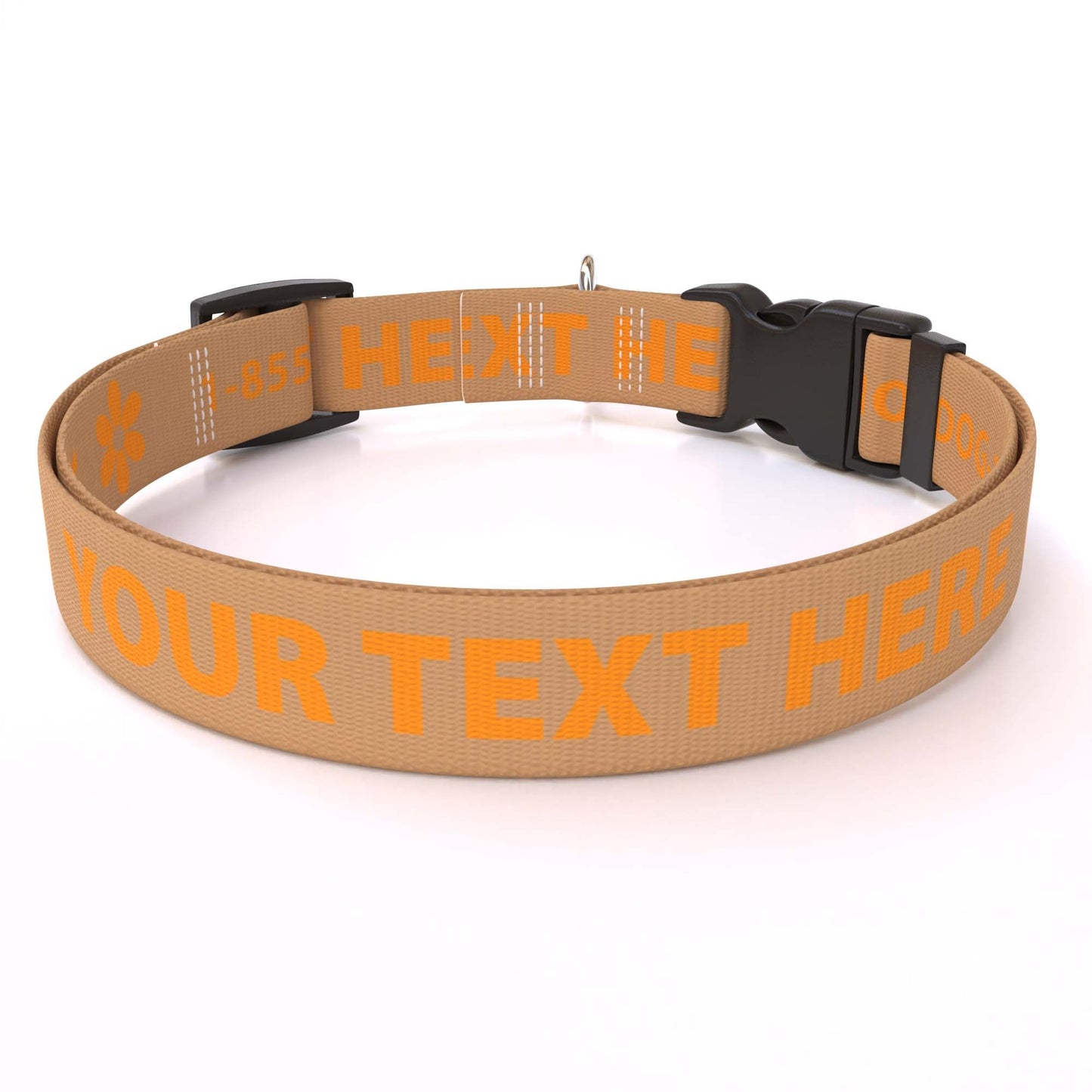 Personalized Solid Colored Side Release Collar