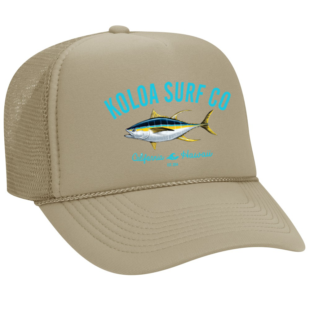 Koloa Yellowfin Foam Trucker Hat