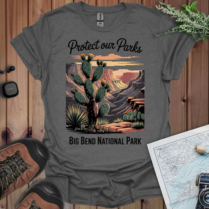 Protect Our Parks Big Bend National Park Unisex Fit Soft T-Shirt