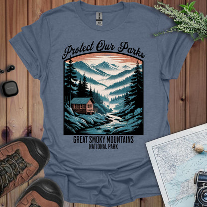 Protect Our Parks Great Smoky Mountains National Park Unisex Fit Soft T-Shirt