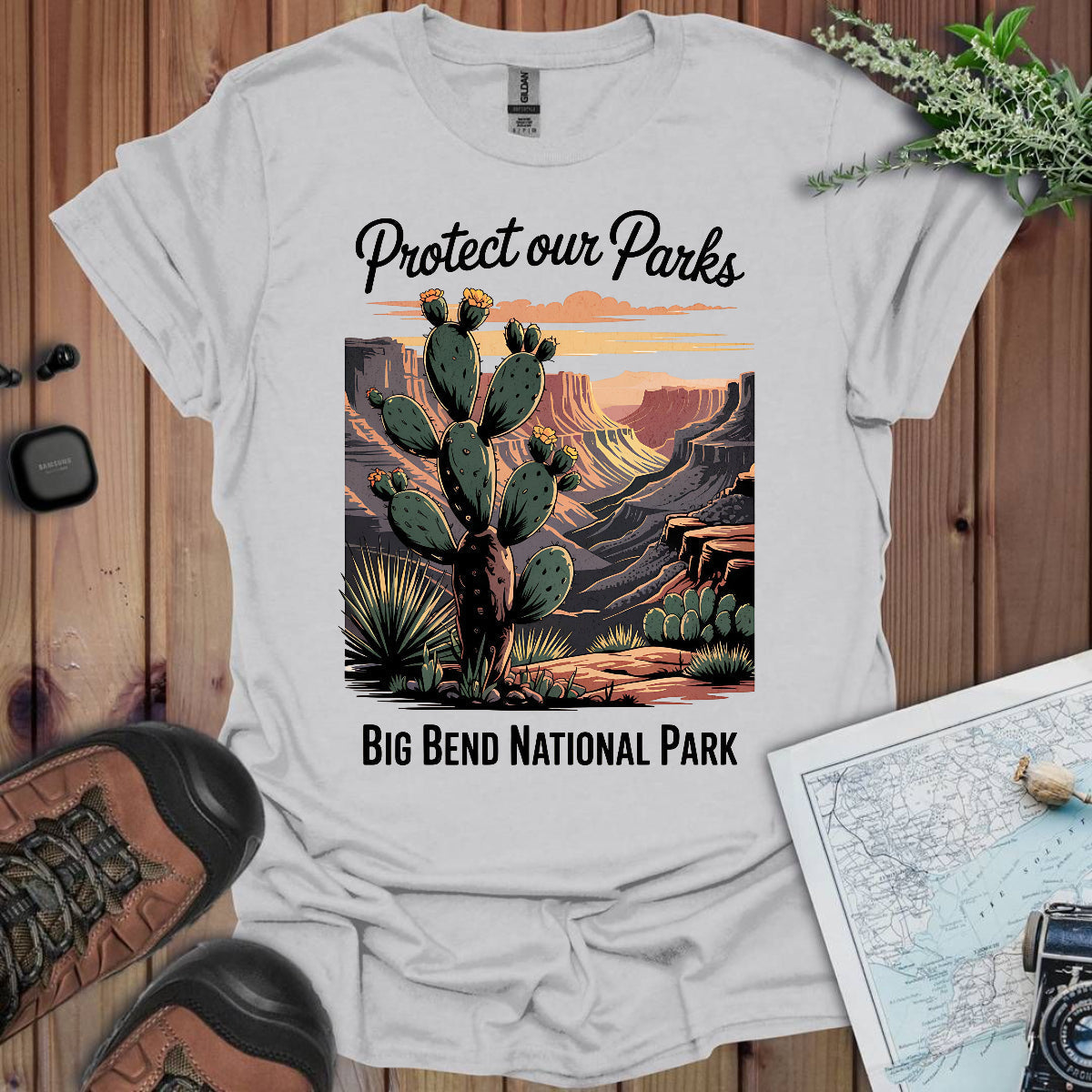 Protect Our Parks Big Bend National Park Unisex Fit Soft T-Shirt