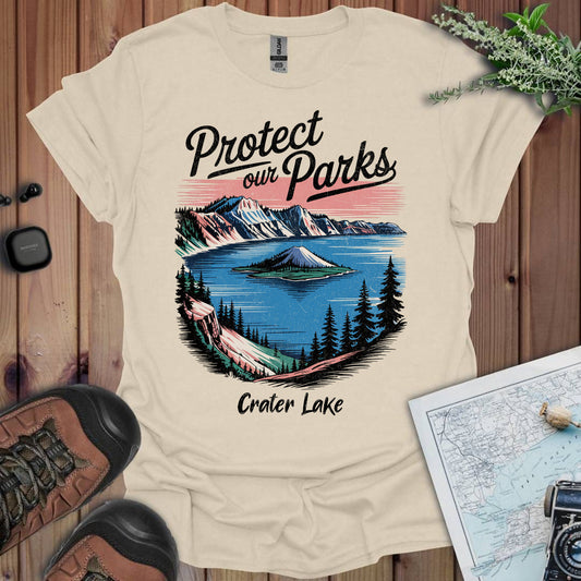Protect Our Parks Crater Lake National Park Unisex Fit Soft T-Shirt