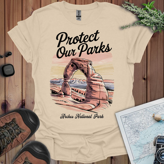 Protect Our Parks Arches Unisex Fit Soft T-Shirt