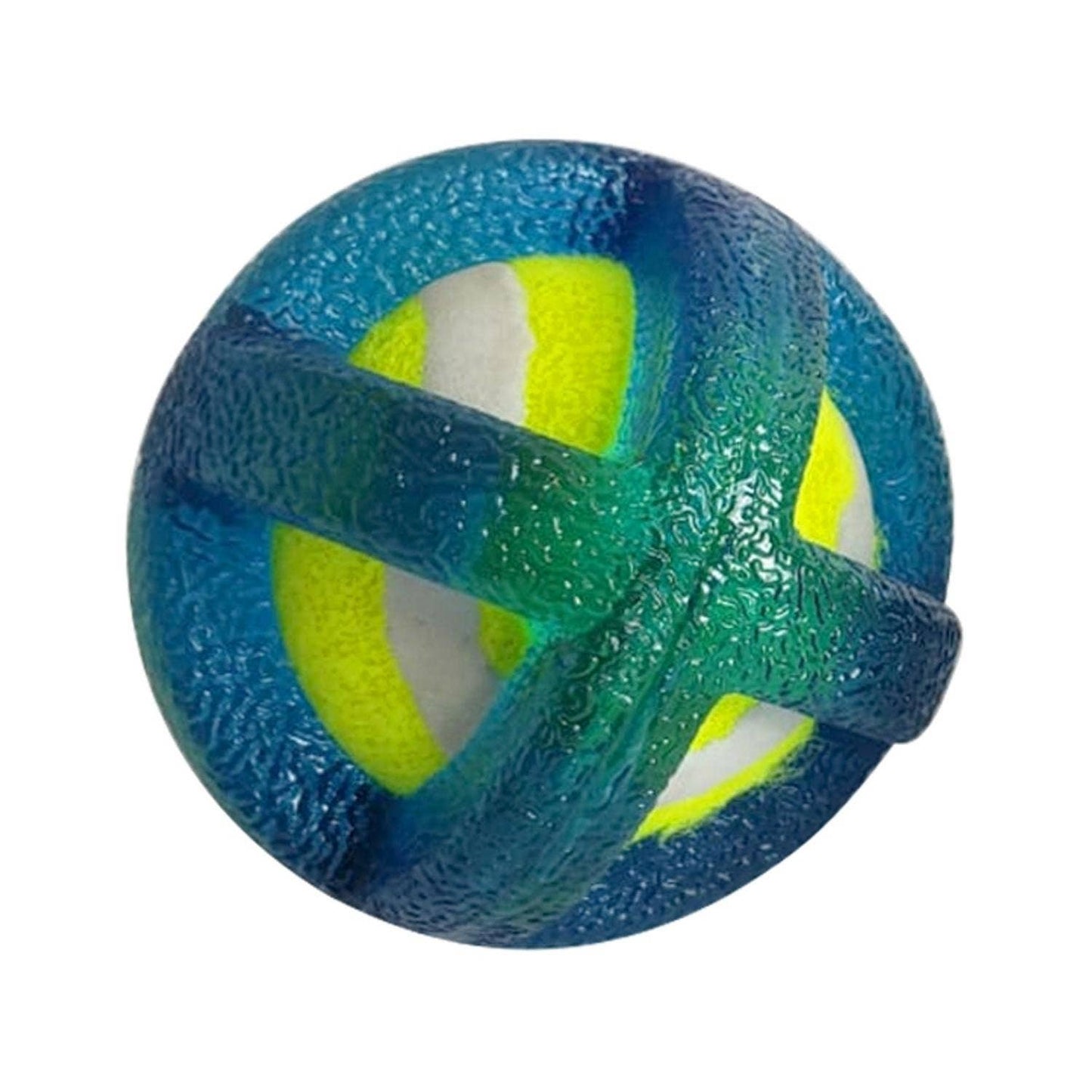 TPR-Coated Agility Tennis Ball Dog Toy – Durable & Pet-Safe