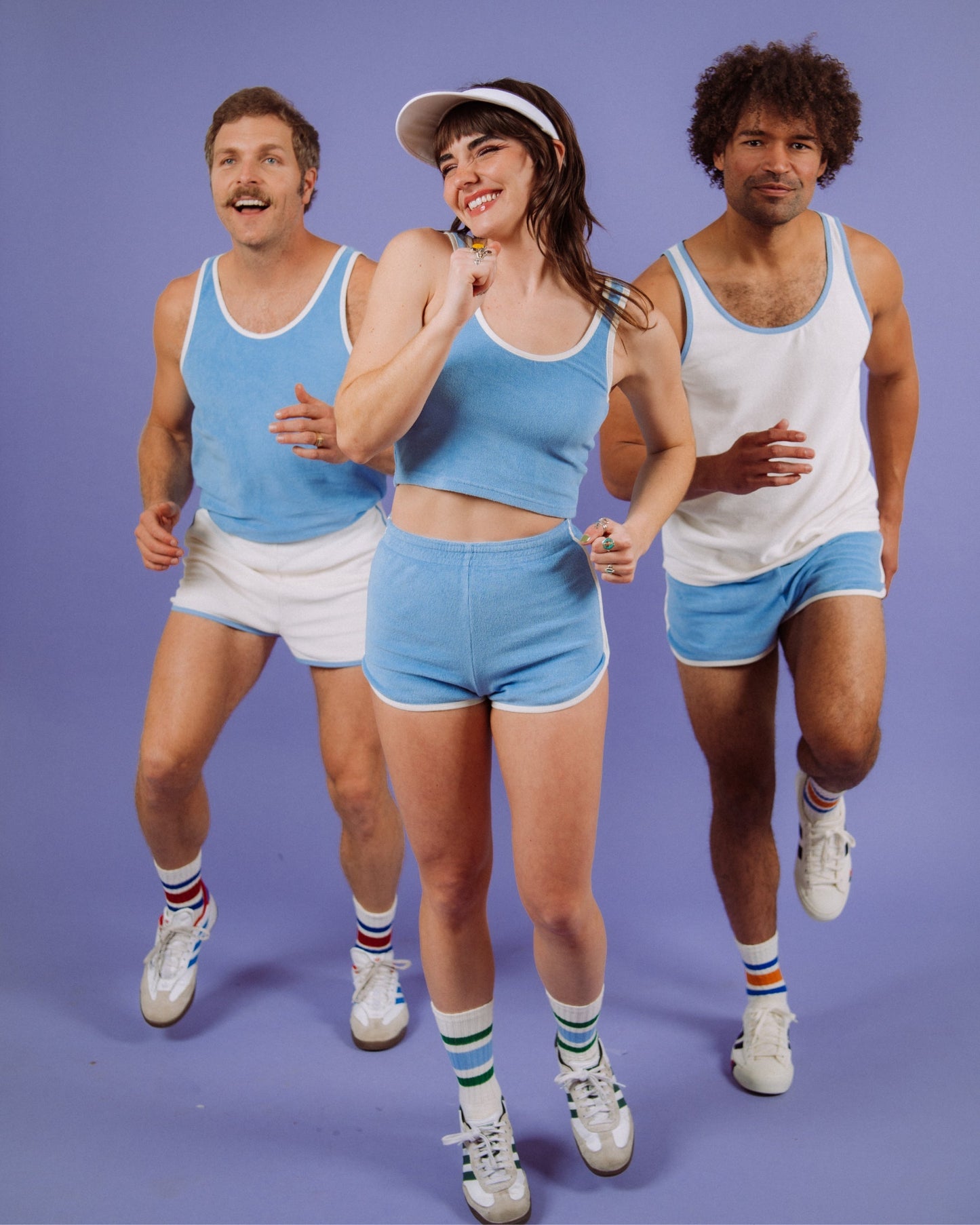 Terry Dolphin Short (Blue Poppy/Cream)