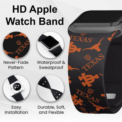 Texas Longhorns HD Apple Watch Band