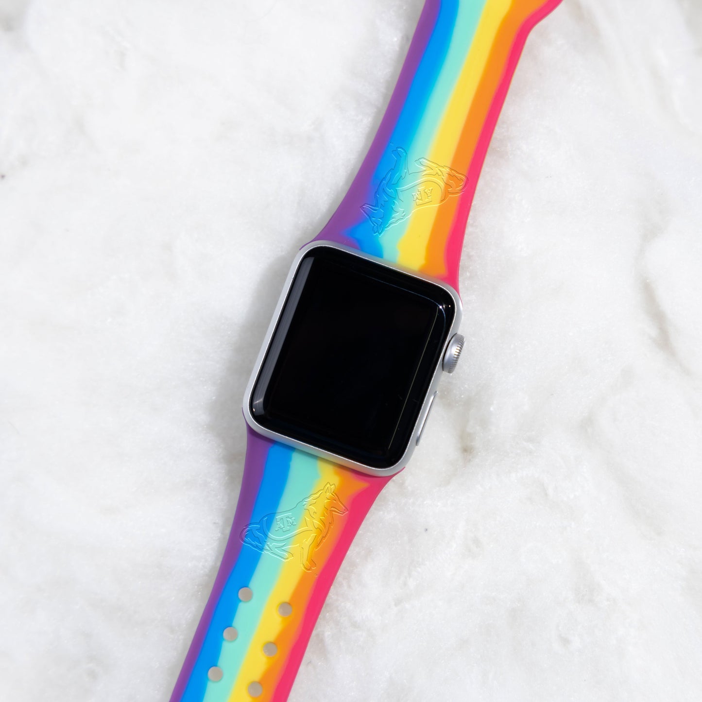 Texas A&M Aggies Engraved Apple Watch Band