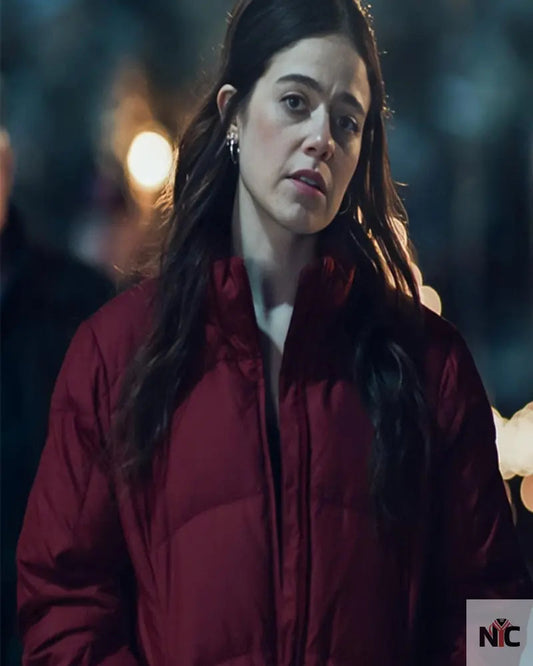 The Bear Claire Dunlap Red Jacket