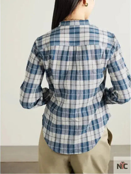 The Better Sister Elizabeth Banks Plaid Shirt