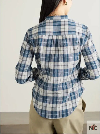 The Better Sister Elizabeth Banks Plaid Shirt