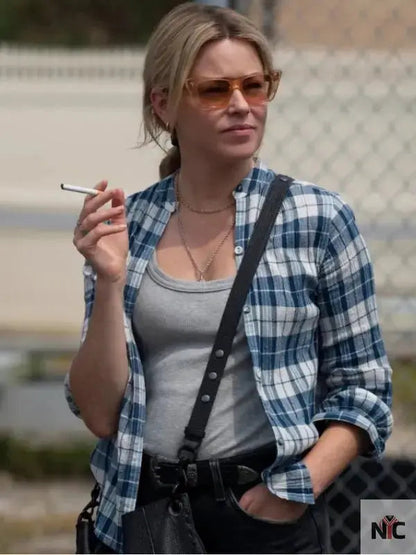 The Better Sister Elizabeth Banks Plaid Shirt