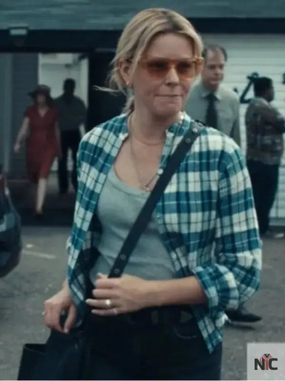 The Better Sister Elizabeth Banks Plaid Shirt