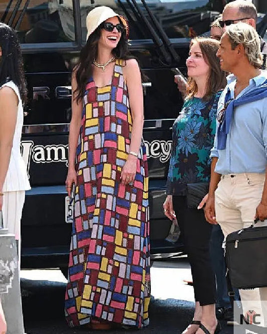 The Devil Wears Prada 2 Anne Hathaway Multi-color Long Dress
