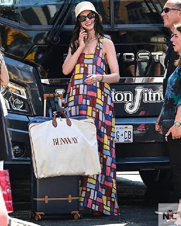 The Devil Wears Prada 2 Anne Hathaway Multi-color Long Dress