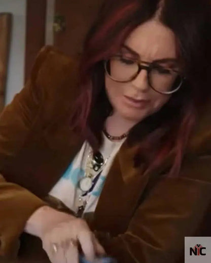 The Fabulous Four 2024 Megan Mullally Brown Blazer