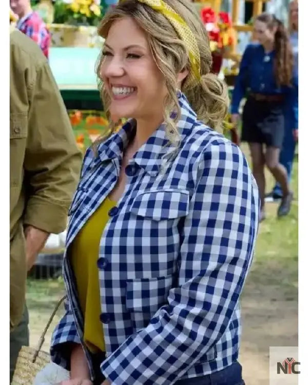 The Heiress And The Handyman Jodie Sweetin Checkered Jacket