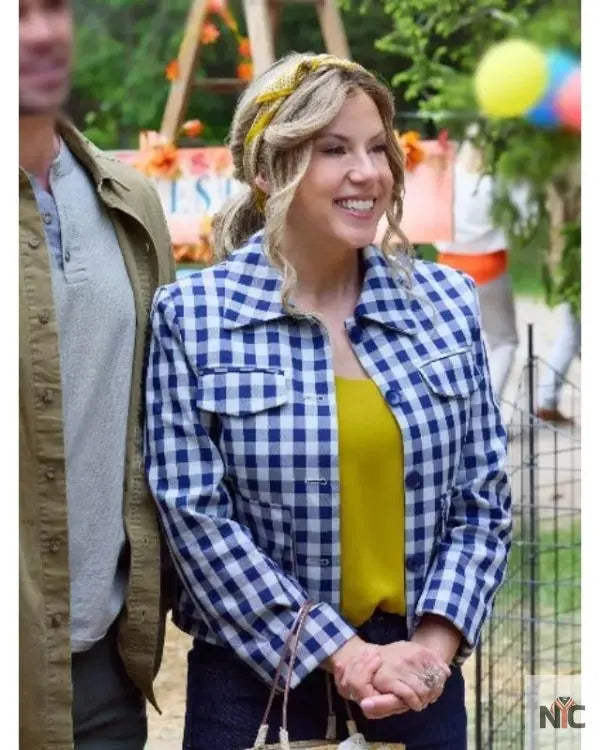 The Heiress And The Handyman Jodie Sweetin Checkered Jacket