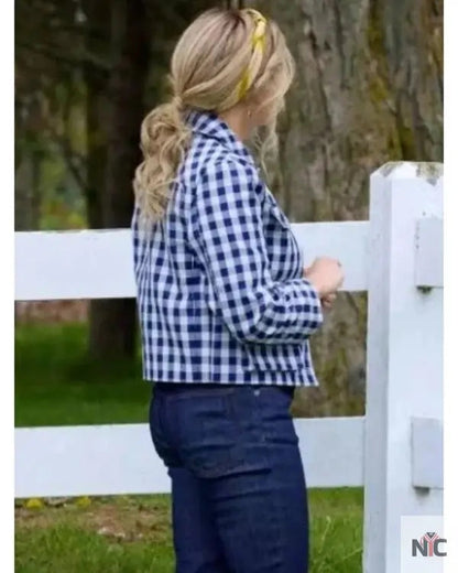 The Heiress And The Handyman Jodie Sweetin Checkered Jacket