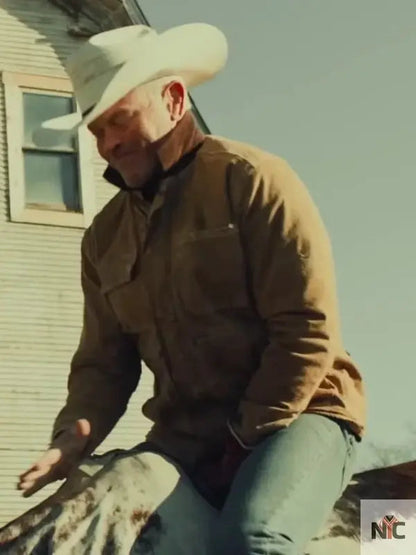 The Last Rodeo 2025 Neal McDonough Brown Jacket