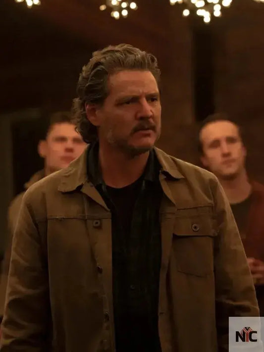 The Last of Us S02 Pedro Pascal Brown Cotton Jacket