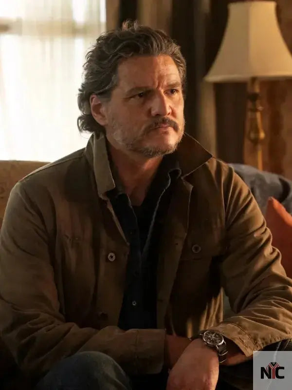 The Last of Us S02 Pedro Pascal Brown Cotton Jacket
