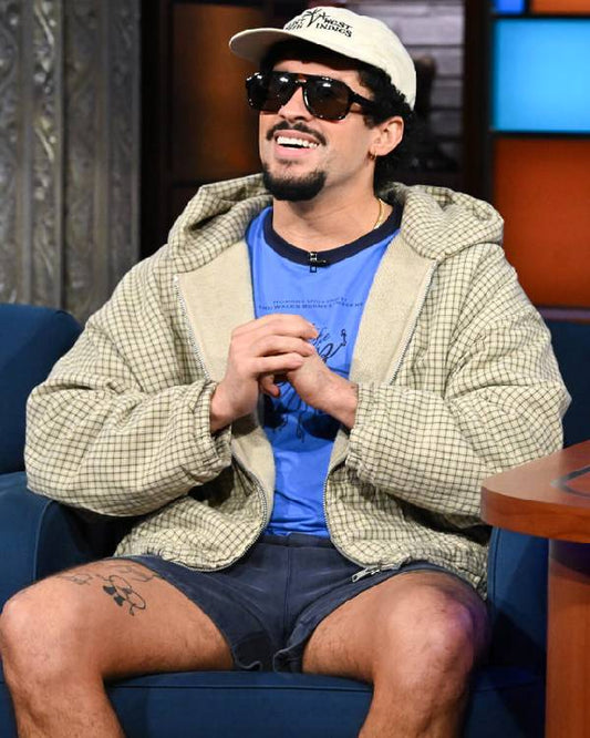 The Late Show with Stephen Colbert Happy Gilmore 2 Bad Bunny Hooded Jacket