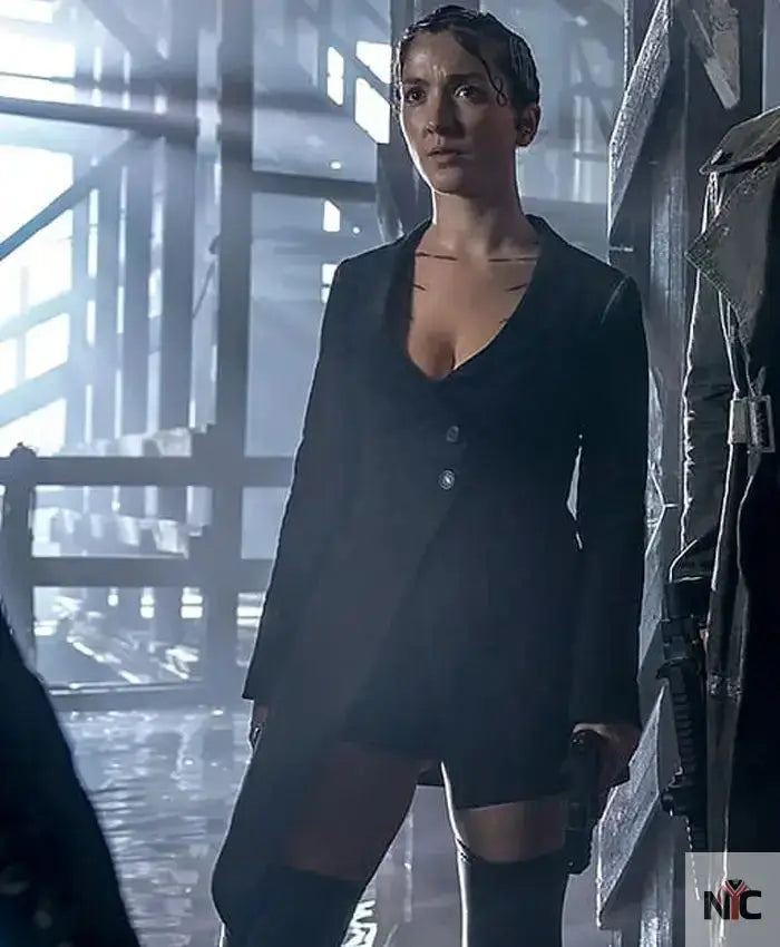 The Matrix Resurrections Lexy Black Cotton Coat