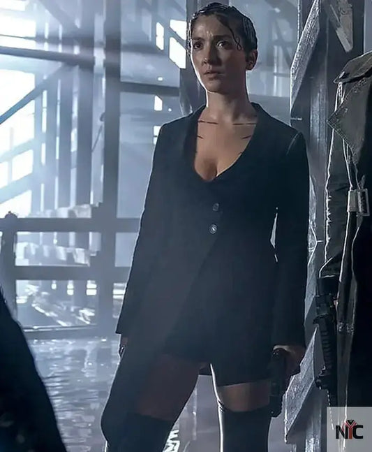 The Matrix Resurrections Lexy Black Cotton Coat