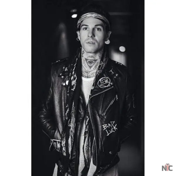 The Neighbourhood Bad Luck Jesse Rutherford Leather Jacket