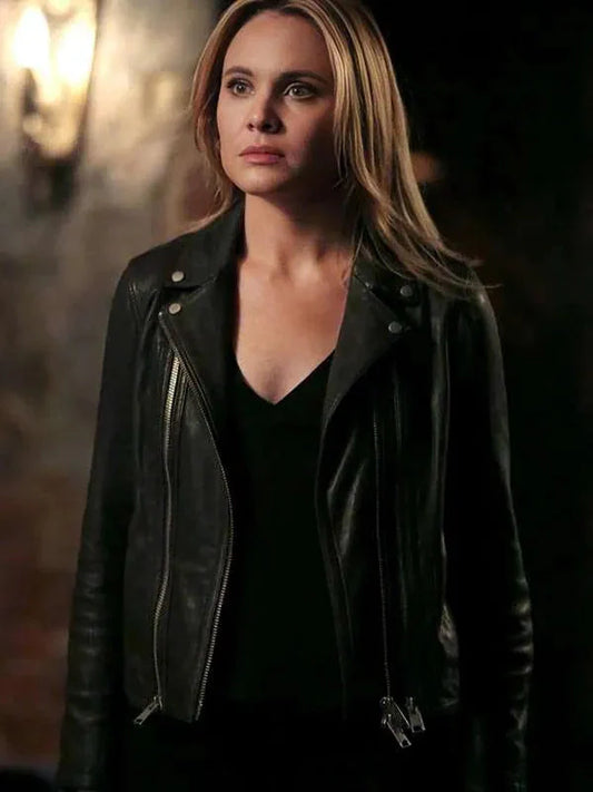 The Originals Camille O’Connell Black Leather Jacket