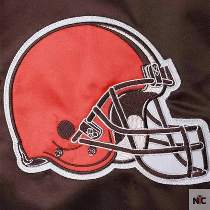 The Reliever Cleveland Browns Satin Jacket