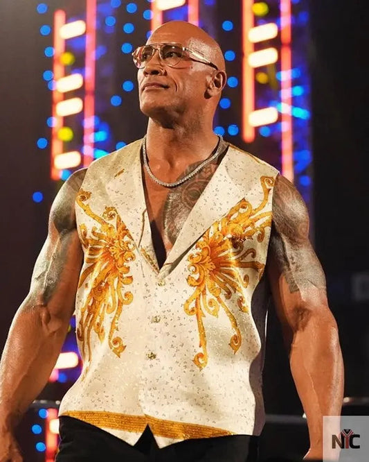 The Rock WWE Smackdown Live Concert Vest