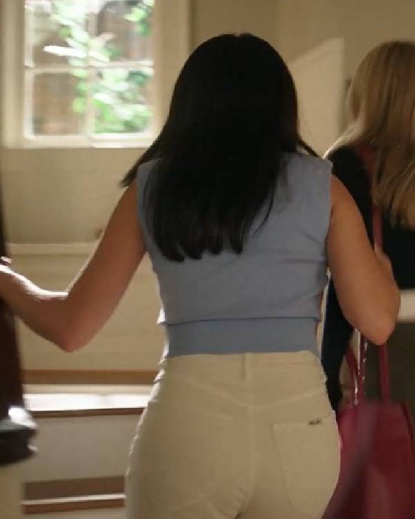 The Summer I Turned Pretty Lola Tung Blue Sleeveless Sweater