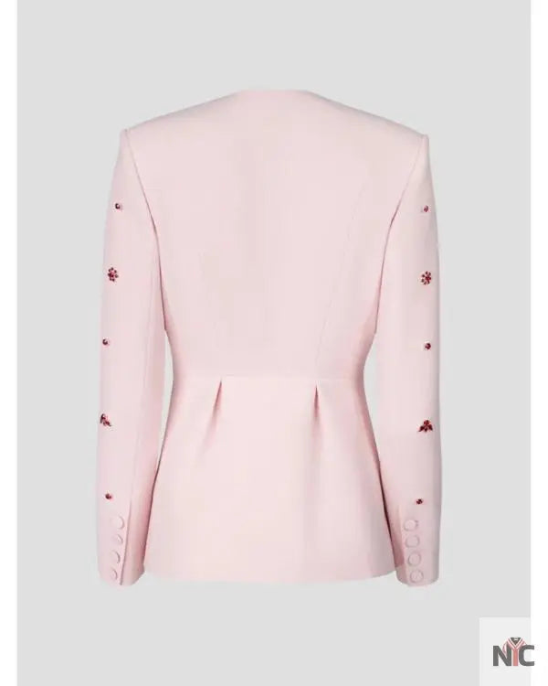 The Today Show 2025 Jill Martin Pink Embellish Jacket