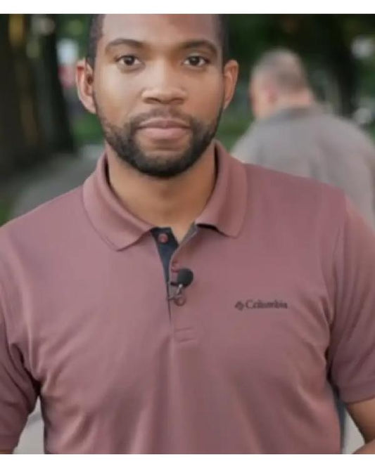 The Today Show 2025 Shaquille Brewster Rust Polo Shirt