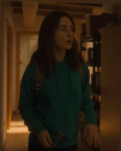 The Twisted Tale of Amanda Knox Grace Van Patten Green Hoodie