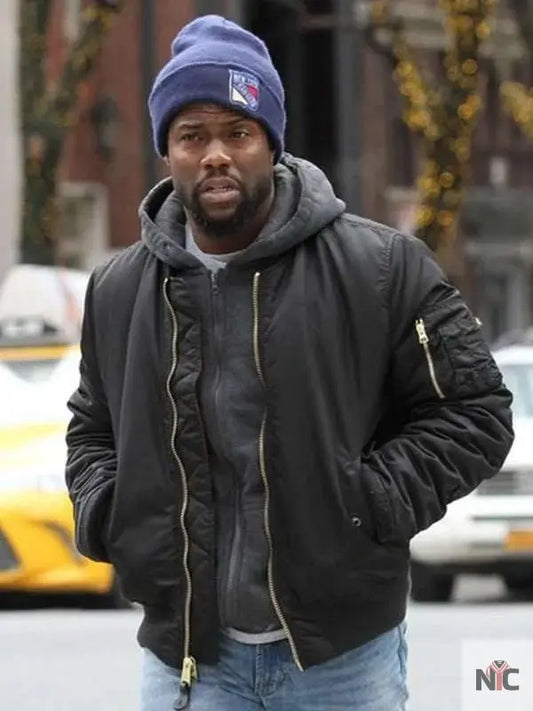 The Upside Kevin Hart Black Jacket