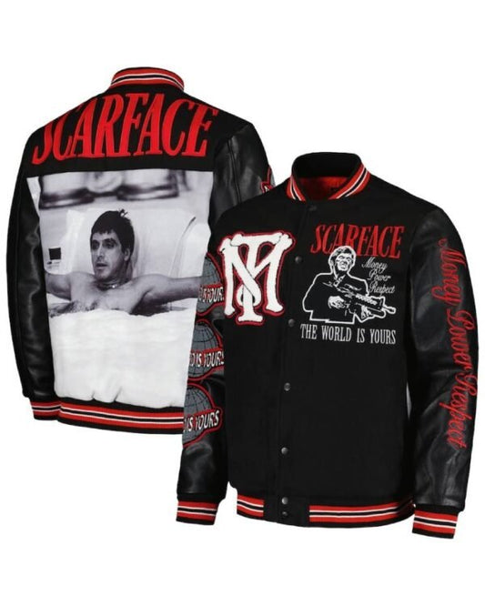 The World is Yours Scarface Varsity Jacket