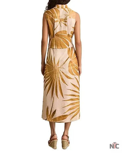 The Young And The Restless Mishael Morgan Palm Leaf Dress