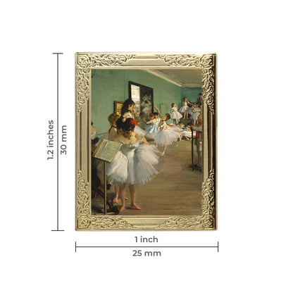 The Dance Class by Edgar Degas Art Frame Pin - Museum Souvenir Fine Art Lapel Pin