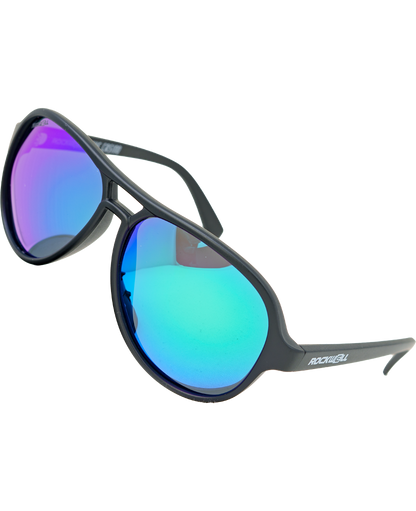 Casino (Black/Green Mirror Polarized Lens)