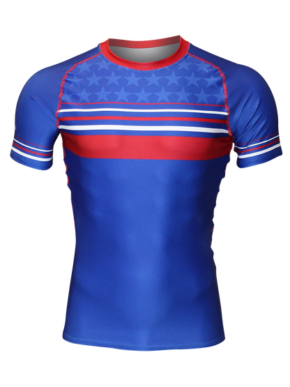 The U.S.A. Stripes Compression Shirt
