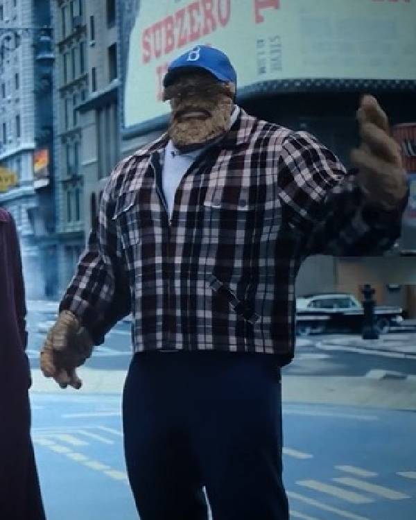 The Fantastic Four First Steps Ben Grimm Plaid Jacket