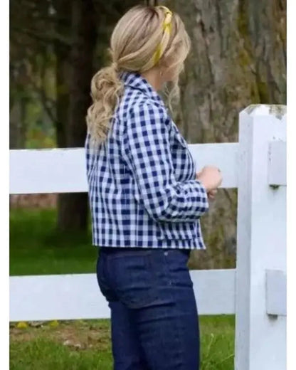 The Heiress And The Handyman Jodie Sweetin Checkered Jacket