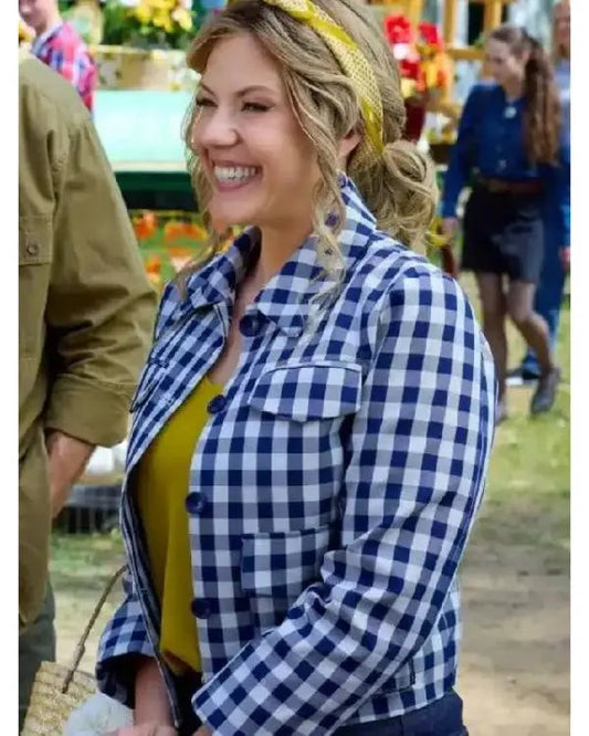The Heiress And The Handyman Jodie Sweetin Checkered Jacket